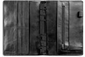 Calendar - Mayland System PP ugekalender højformat sort skind 2026 - 16271100