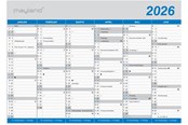 Calendar - Mayland Kontorkalender Klassisk A5 2026 - 16058000