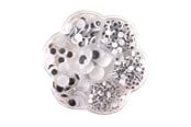 Kreativitet & Hobbyartikler - Jono Toys - Wiggle Eyes in Storage Box - 4411