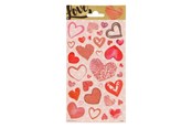 Hobby artikler - Totum - Sticker sheet Twinkle - Hearts - 100621