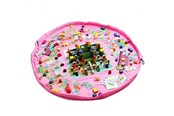 Gadget - Pro Legetæppe & Opbevaringspose til Lego og Legetøj - Pink - P103