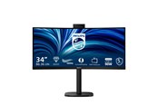 Skærm - 34" Philips 34B2U3600CH - 3440x1440 (UWQHD) - 120Hz - VA - 90W USB-C - KVM switch - 34B2U3600CH/00