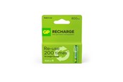 Batteri - GP Rechargeable Battery AAA 800 mAh x 4 NiMH - 201259