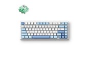 Tastatur - MCHOSE G75 Pro Wireless Gasket Mounted - Blue - Gaming Tastatur - Uden Numpad - Amerikansk engelsk - Blå - G75-4A