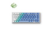 Tastatur - MCHOSE G75 Pro Wireless Gasket Mounted - Arctic Snow - Gaming Tastatur - Uden Numpad - Amerikansk engelsk - Blå - G75-12A