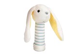 Babylegetøj - Bigjigs Rabbit Plush Rattle - 37035