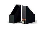 Arkivering & Opbevaring - Leitz Puro tidsskriftsamler, 100 % recirkuleret karton, pakke med 2 stk, sort - 24710095