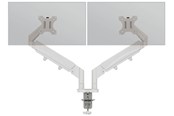 Skærmholder - Leitz Ergo pladsbesparende dual monitor arm, grå - 65370085