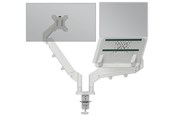 Skærmholder - Leitz  Ergo pladsbesparende dual monitor arm & laptop arm, grå - 65380085