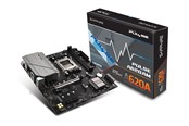 Bundkort - Sapphire PULSE A620AM Bundkort - AMD A620A - AMD AM5 - DDR5 RAM - Micro-ATX - 52118-03-40G