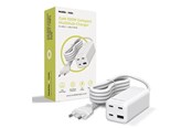 Mobil - Adaptere & Opladere - Mobile Origin GaN 100W Compact MultiHub Charger PW18 with 3x USB-C + USB-A - MO-100CMH-PW18