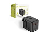 Mobil - Adaptere & Opladere - Mobile Origin GaN 67W Travel Adapter PW5 EU/UK/US/AUS - 3x USB-C + USB-A - MO-TRA67-PW5