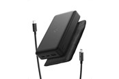 Powerbank - Spigen Essential 30 -000mAh 30W Portable Charger - black EA3030 Powerbank - Sort - 30000 mAh - ABA09435