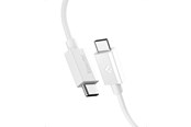 USB kabel - Spigen Essential USB C to USB C 60W Cable - white EB6020CC - ACA08719