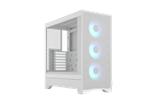 Kabinet - Fractal Design Pop 2 Air White TG RGB - Kabinet - Miditower - Hvid - FD-C-POA2A-04