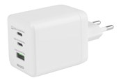 Mobil - Adaptere & Opladere - Deltaco USB GaN Wall Charger 100 W | 1x USB-A | 2x USB-C | PPS | White - USBC-GAN06