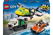 LEGO®  - LEGO City 60505 Remix – Fly, servicevogn og luftpudebåd - 60505