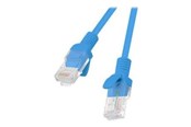 Netværkskabel - Lanberg patch cable - 2 m - blue RAL 5012 - Blå - 2m - PCU6-10CC-0200-B