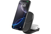 Mobil - Adaptere & Opladere - Belkin UltraCharge 25w Qi2 2in1 Magnetic Charger plus USB-C EU Black Round - WIZ039KQBK