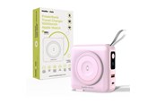 Powerbank - Mobile Origin PowerBank & Travel Charger - Lightning/USB-C Cable - MagSafe/AW/iPhone Compatible - pink Powerbank - Pink - 10000 mAh - PBT-03L-PNK
