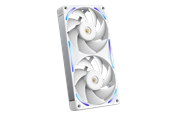 Kabinet Køler - NZXT F240X - Kabinet køler - 240mm - Hvid med RGB - 41 dBA - RF-U24PN-W1