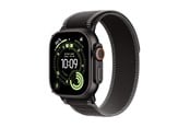 Smartwatch & Sportsur - Apple Watch Ultra 3 GPS + Cellular 49mm Black Titanium Case with Black/Charcoal Trail Loop - S/M - MF1D4DH/A