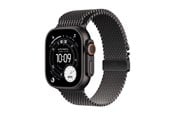 Smartwatch & Sportsur - Apple Watch Ultra 3 GPS + Cellular 49mm Black Titanium Case with Black Titanium Milanese Loop - Small - MF1N4DH/A