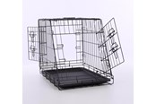 Hunde - Nordic Paws - Sloping Wire cage black - S 63x44x50.5 cm - 540058529239