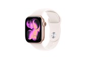 Smartwatch & Sportsur - Apple Watch Series 11 GPS 42mm Rose Gold Aluminium Case with Light Blush Sport Band - M/L - MEU44QN/A