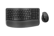 Tastatur - Logitech Wave Keys and Lift Combo - Tastatur & Mus sæt - Amerikansk engelsk - Sort - 920-013635