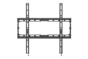 Vægbeslag, AV-Beslag & AV-Møbler - Deltaco mounting kit - for flat panel - fixed 45kg - black - Max 45 kg - recommended for 70" - ARM-522-B