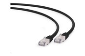 Netværkskabel - Gembird Cablexpert patch cable - 25 cm - black - Sort - 0.25m - PP6A-LSZHCU-BK-0.25M