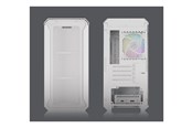 Kabinet - Natec Genesis Irid 503 aRGB - Kabinet - Tower - Hvid - NPC-2224