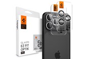 Mobil - Covers & Cases - Spigen Glass tR EZ Fit Optik Pro 2 Pack - silver - iPhone 17/16/15/14 Pro / 17/16/15/14 Pro Max - AGL10124