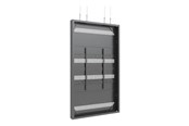Vægbeslag, AV-Beslag & AV-Møbler - Multibrackets M Pro Series enclosure - Large - for flat panel - black RAL 9005 - Max 50 kg - recommended for 98" - 7340234810062