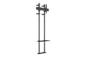 Vægbeslag, AV-Beslag & AV-Møbler - Multibrackets M Pro Series mounting kit - for flat panel / AV equipment - with shelf - black - Max 105 kg - recommended for 98" - 7340234812042
