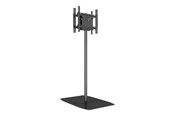 Vægbeslag, AV-Beslag & AV-Møbler - Multibrackets M Pro Series stand - for 2 flat panels - single pole - black - Max 90 kg - recommended for 65" - 7340234811953