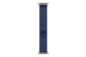Smartwatch - Tilbehør - Apple 49mm Blue/Bright Blue Trail Loop - S/M - Natural Titanium Finish - MFT64ZM/A