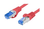 Netværkskabel - Lanberg patch cable - 3 m - red RAL 3017 - Rød - 3m - PCF6A-10CC-0300-R