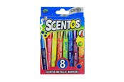 Kreativt Legetøj - Scentos Metalliske Tusser 8-pak i - 2640695