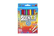 Kreativt Legetøj - Scentos Fine Tusser Fed 10-pak - 2640720