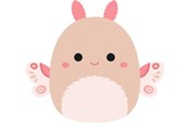 Plys - Squishmallows 30 cm P27 Moritz Natsværmer - 270199