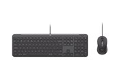 Tastatur - Logitech Signature Slim Wired Combo MK620 for Business - Tastatur & Mus sæt - Universal - Grå - 920-013349