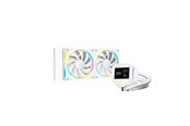 CPU Køler - DeepCool LM240 - CPU Vandkøling - Max 36 dBA - R-LM240-WHDMMC-1