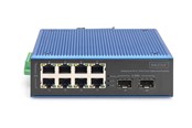 Switch - DIGITUS DN-651146 - switch - industrial - 8 ports - DN-651146