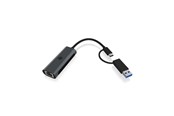 Netværksadapter (netkort, printserver mv.) - ICY BOX USB Type-A or Type-C 2.5 Gigabit Ethernet LAN adapter - IB-LAN301-C3