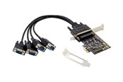 Netværksadapter (netkort, printserver mv.) - Conceptronic - serial adapter - PCIe 2.0 - RS-232 x 4 - EMRICK12B