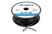 Skærmkabel - Lanberg HDMI cable with Ethernet - 20 m - CA-HDMI-20FB-0200-BK