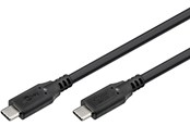 USB kabel - Pro USB-C <-> USB-C - 0.5m - 240 Watt Power Delivery - USB 4.0 / Thunderbolt 4 - Sort - PUSB4-40-AC-B-0.5M
