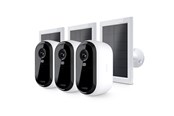 Smart Home - Arlo Essential 3 2K-overvågningskamera med solpanel (3-kameraer) - VMK3380-100EUS